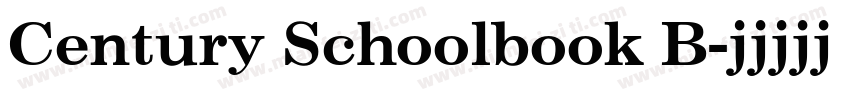 Century Schoolbook B字体转换